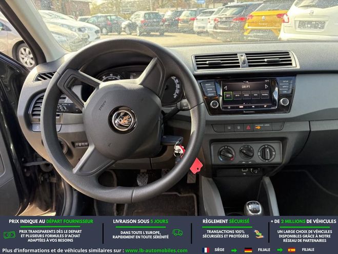 Skoda Fabia 1.0 MPI 75 ch BVM Noir M�tallique de 2019