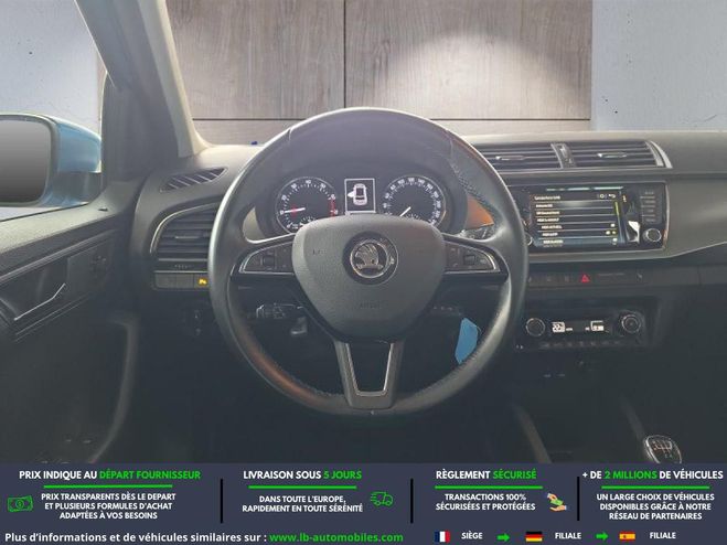 Skoda Fabia 1.0 TSI 95 ch BVM Bleu M�tallique de 2018