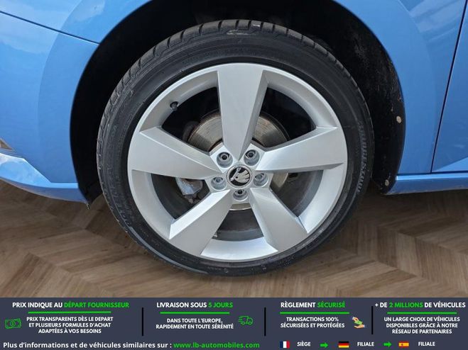 Skoda Fabia 1.0 TSI 95 ch BVM Bleu M�tallique de 2018