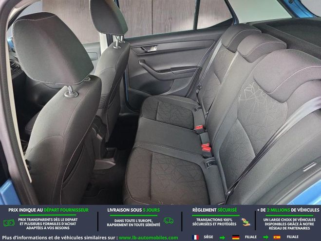 Skoda Fabia 1.0 TSI 95 ch BVM Bleu M�tallique de 2018