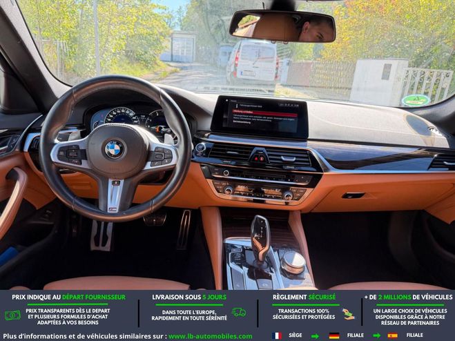 BMW Serie 5 520d 190 ch BVA Blanc de 2019