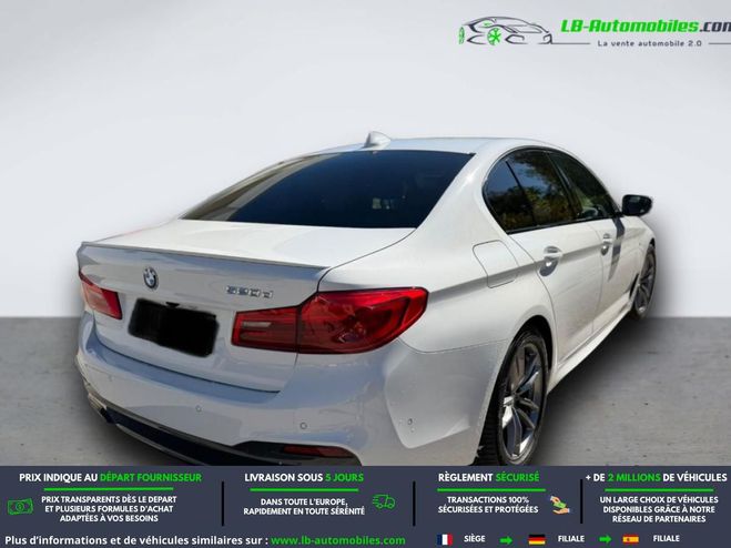 BMW Serie 5 520d 190 ch BVA Blanc de 2019