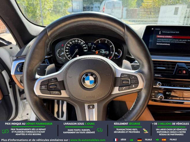 BMW Serie 5 520d 190 ch BVA Blanc de 2019