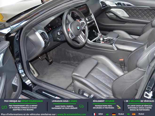 BMW M8 Competition Cabriolet 625 ch BVA Noir M�tallique de 2020