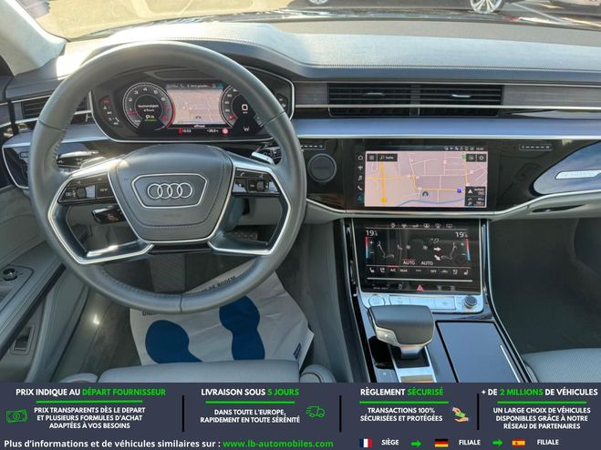 Audi A8 55 TFSI 340 BVA Quattro Noir M�tallique de 2018