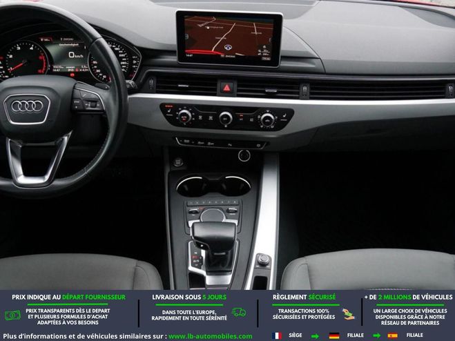 Audi A4 TDI 190 BVA Rouge de 2017