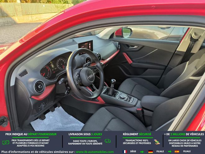 Audi Q2 TFSI 116 ch BVM Rouge M�tallique de 2020