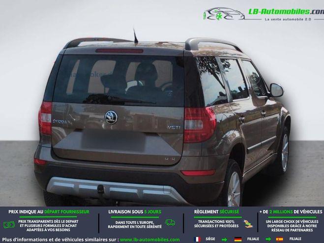 Skoda Yeti 2.0 TDI 140 BVA 4x4 Brun M�tallique de 2014
