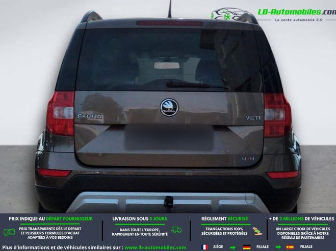 Skoda Yeti 2.0 TDI 140 BVA 4x4 Brun M�tallique de 2014