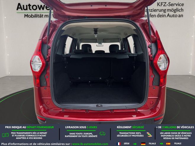 Dacia Lodgy TCe 130 FAP 5 places Rouge M�tallique de 2021