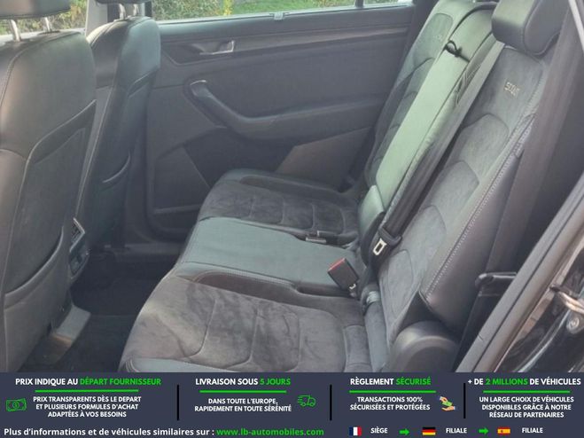 Skoda Kodiaq 2.0 TDI 150 BVA 4x4 7pl Noir M�tallique de 2019
