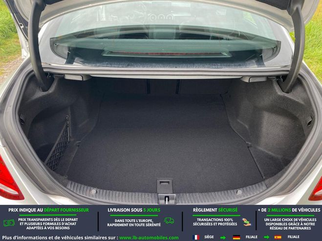 Mercedes Classe C 250 BVA Argent� M�tallique de 2016