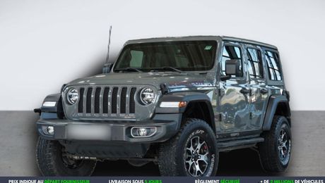 Jeep Wrangler Unlimited 2.0 l T 272 ch 4x4 BVA 2019 d'occasion a Beaupuy (31)