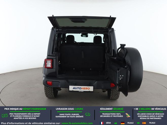 Jeep Wrangler 2.0 l T 272 ch 4x4 BVA Noir M�tallique de 2020