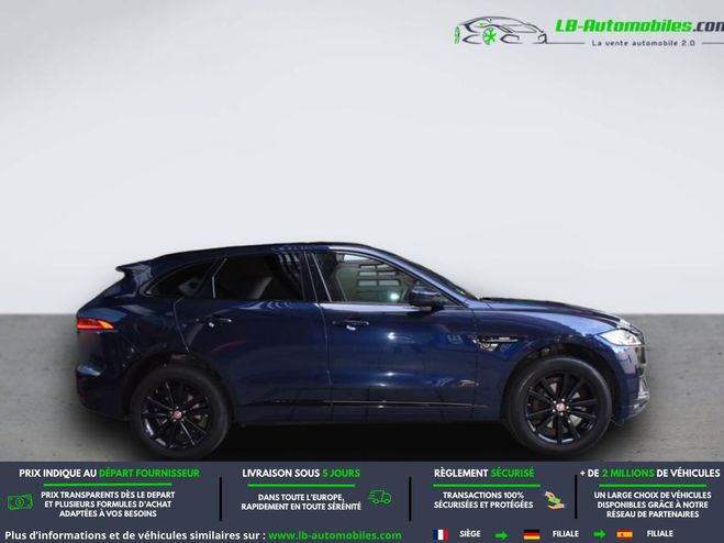 Jaguar F Pace 2.0 - 250 ch AWD BVA Bleu M�tallique de 2019