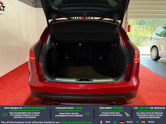 Jaguar F Pace 2.0 - 250 ch AWD BVA Rouge M�tallique de 2017
