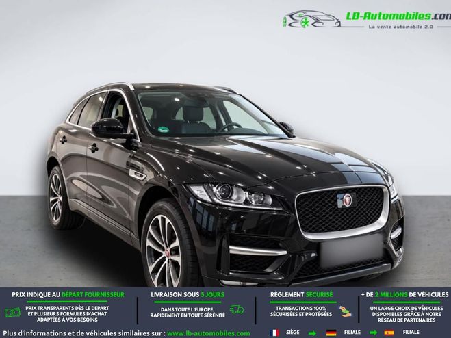 Jaguar F Pace 2.0 D - 180 ch AWD BVA Noir M�tallique de 2018