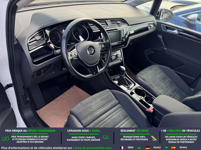 Volkswagen Touran 2.0 TDI 190 BMT BVA 5pl Blanc M�tallique de 2017