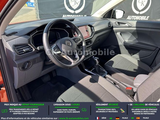 Volkswagen T Cross 1.0 TSI 115 Start/Stop BVA Orange M�tallique de 2019