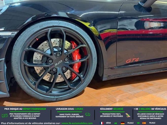 Porsche Cayman GT4 4.0i 420 ch Noir M�tallique de 2020