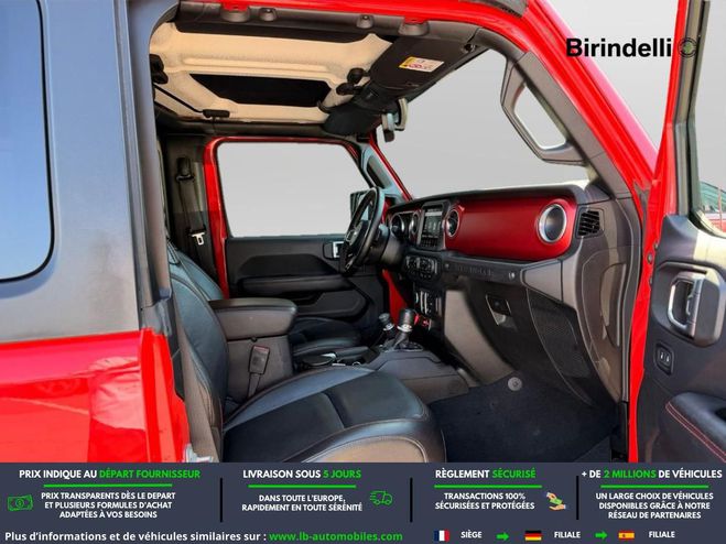 Jeep Wrangler 2.8 CRD 200 - BVA 3 Portes Rouge de 2018