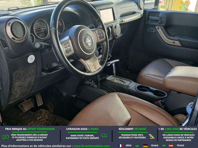 Jeep Wrangler 2.8 CRD 200 - BVA 3 Portes Noir Mate de 2016