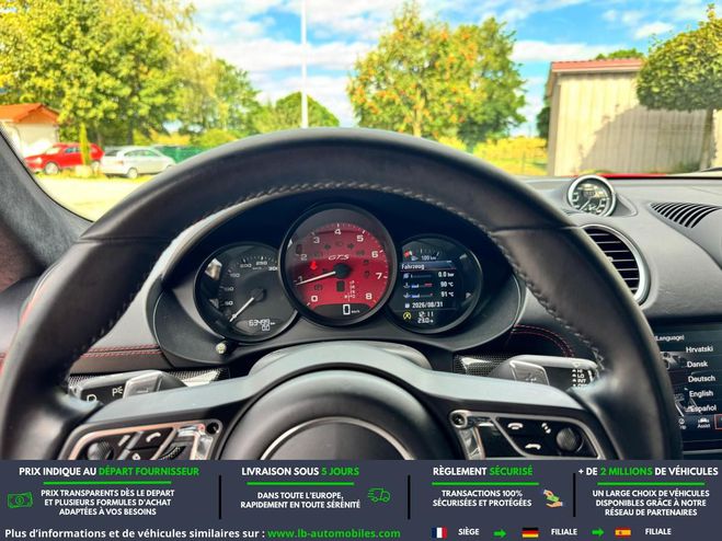 Porsche Cayman GTS 2.5i  365 ch PDK Rouge de 2019