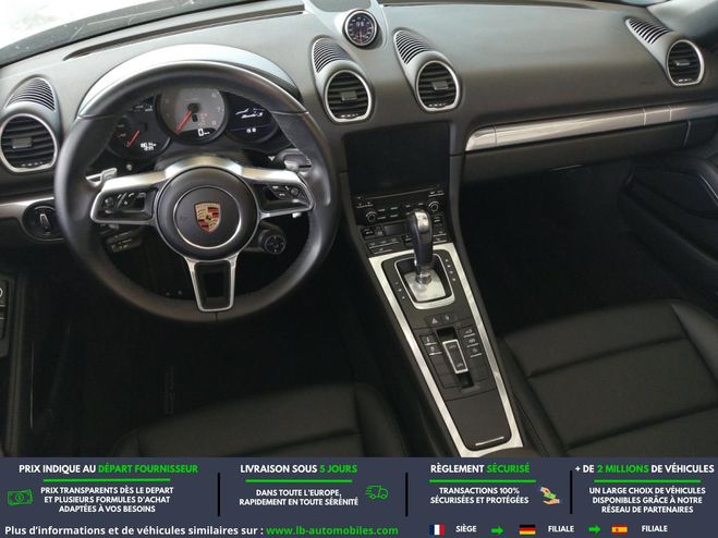 Porsche Boxster S 2.5i 350 ch PDK Noir M�tallique de 2017