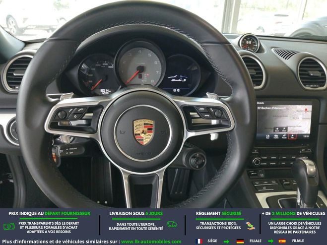 Porsche Boxster S 2.5i 350 ch PDK Noir M�tallique de 2017