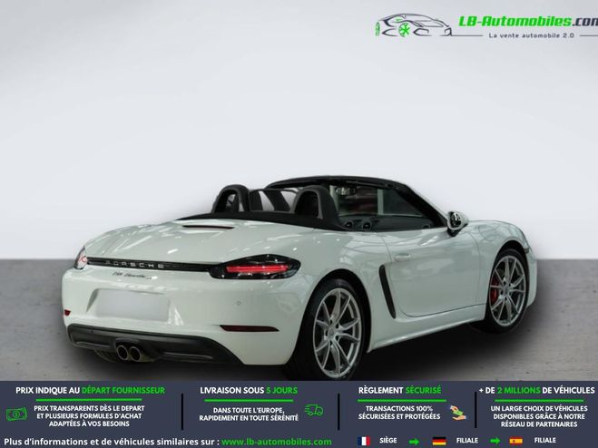 Porsche Boxster S 2.5i 350 ch PDK Blanc de 2018