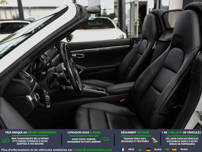 Porsche Boxster S 2.5i 350 ch PDK Blanc de 2018