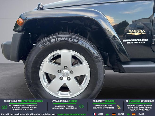 Jeep Wrangler 2.8 CRD 200 - BVA 5 Portes Noir M�tallique de 2012