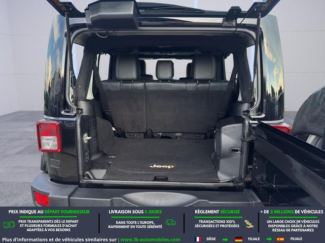 Jeep Wrangler 2.8 CRD 200 - BVA 5 Portes Noir M�tallique de 2012