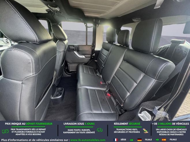 Jeep Wrangler 2.8 CRD 200 - BVA 5 Portes Noir M�tallique de 2012
