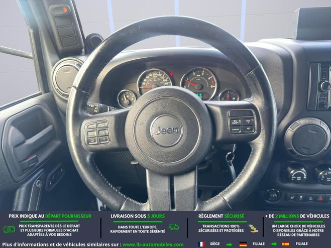 Jeep Wrangler 2.8 CRD 200 - BVA 5 Portes Blanc M�tallique de 2014