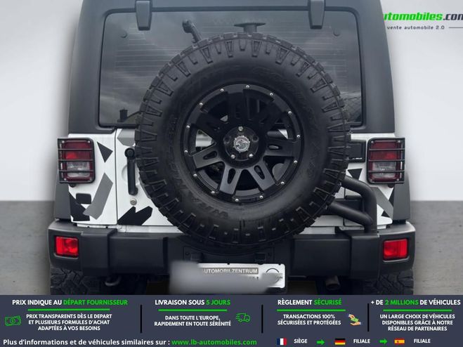 Jeep Wrangler 2.8 CRD 200 - BVA 5 Portes Blanc M�tallique de 2014