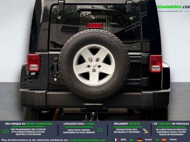 Jeep Wrangler V6 3.6 Pentastar 284  BVA 3 Portes Noir M�tallique de 2018