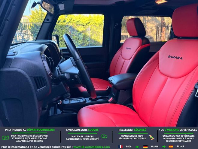 Jeep Wrangler V6 3.6 Pentastar 284  BVA 3 Portes Noir M�tallique de 2018