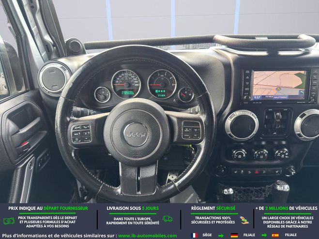 Jeep Wrangler 2.8 CRD 200 - BVA 5 Portes Argent� M�tallique de 2012