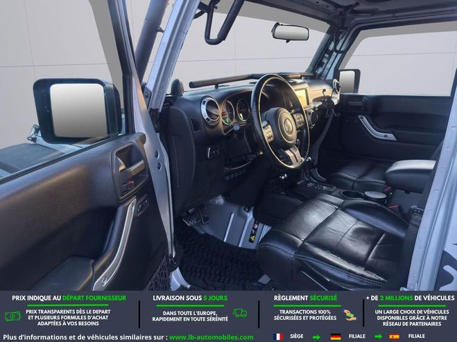 Jeep Wrangler 2.8 CRD 200 - BVA 5 Portes Argent� M�tallique de 2012