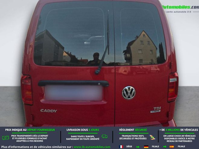 Volkswagen Caddy 2.0 TDI 102 BVA Rouge de 2015