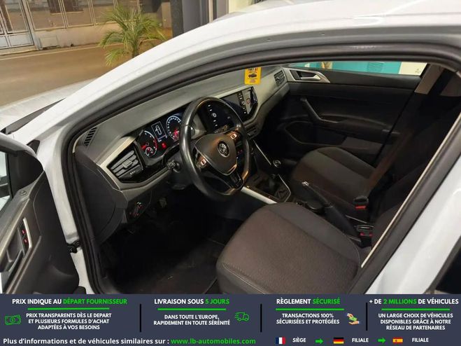 Volkswagen Polo 1.0 65 S&S BVM Blanc M�tallique de 2019