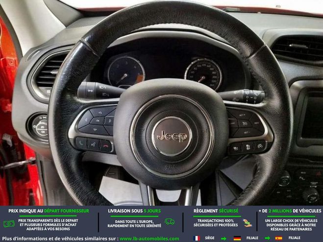 Jeep Renegade 2.0 Multijet 140 ch 4x4 BVA Rouge de 2020