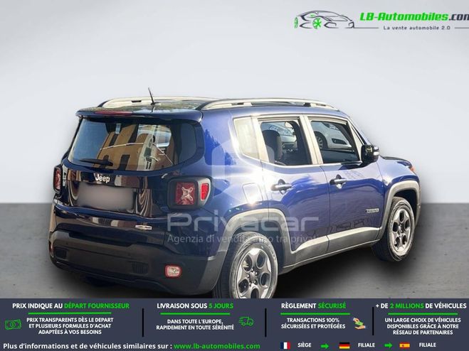 Jeep Renegade 1.6 E.torQ Evo 110 ch Bleu M�tallique de 2016
