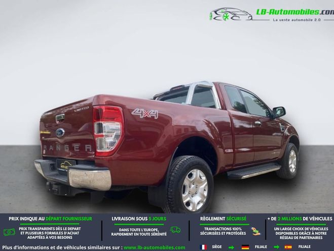 Ford Ranger 3.2 TDCi 200 BVA SUPER CABINE Rouge M�tallique de 2017