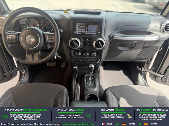 Jeep Wrangler 2.8 CRD 200 - BVA 5 Portes Noir M�tallique de 2017