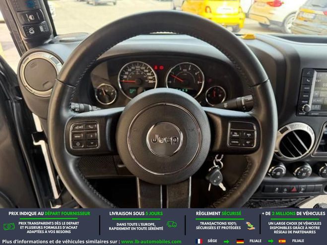Jeep Wrangler 2.8 CRD 200 - BVA 5 Portes Noir M�tallique de 2017