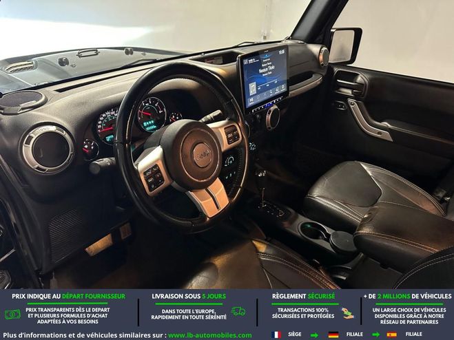 Jeep Wrangler 2.8 CRD 200 - BVA 5 Portes Noir de 2018