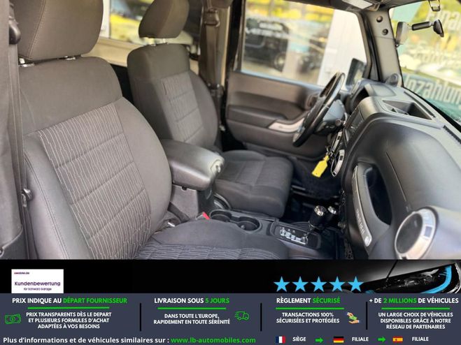 Jeep Wrangler 2.8 CRD 200 - BVA 3 Portes Noir de 2012