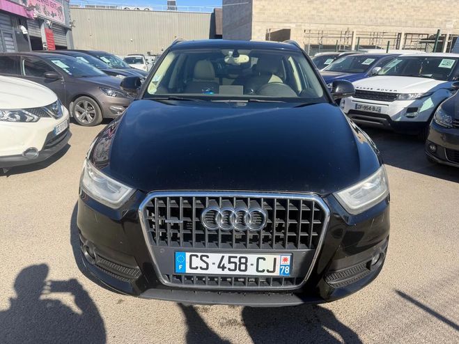 Audi Q3 2.0 TDI 177 SPORT DESIGN QUATTRO S TRONI Noir de 2013